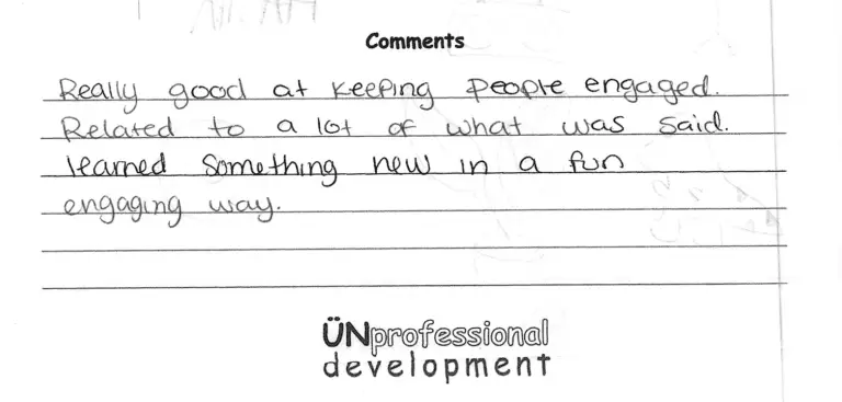testimonials from teacher